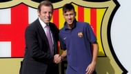 Neymar with Sandro